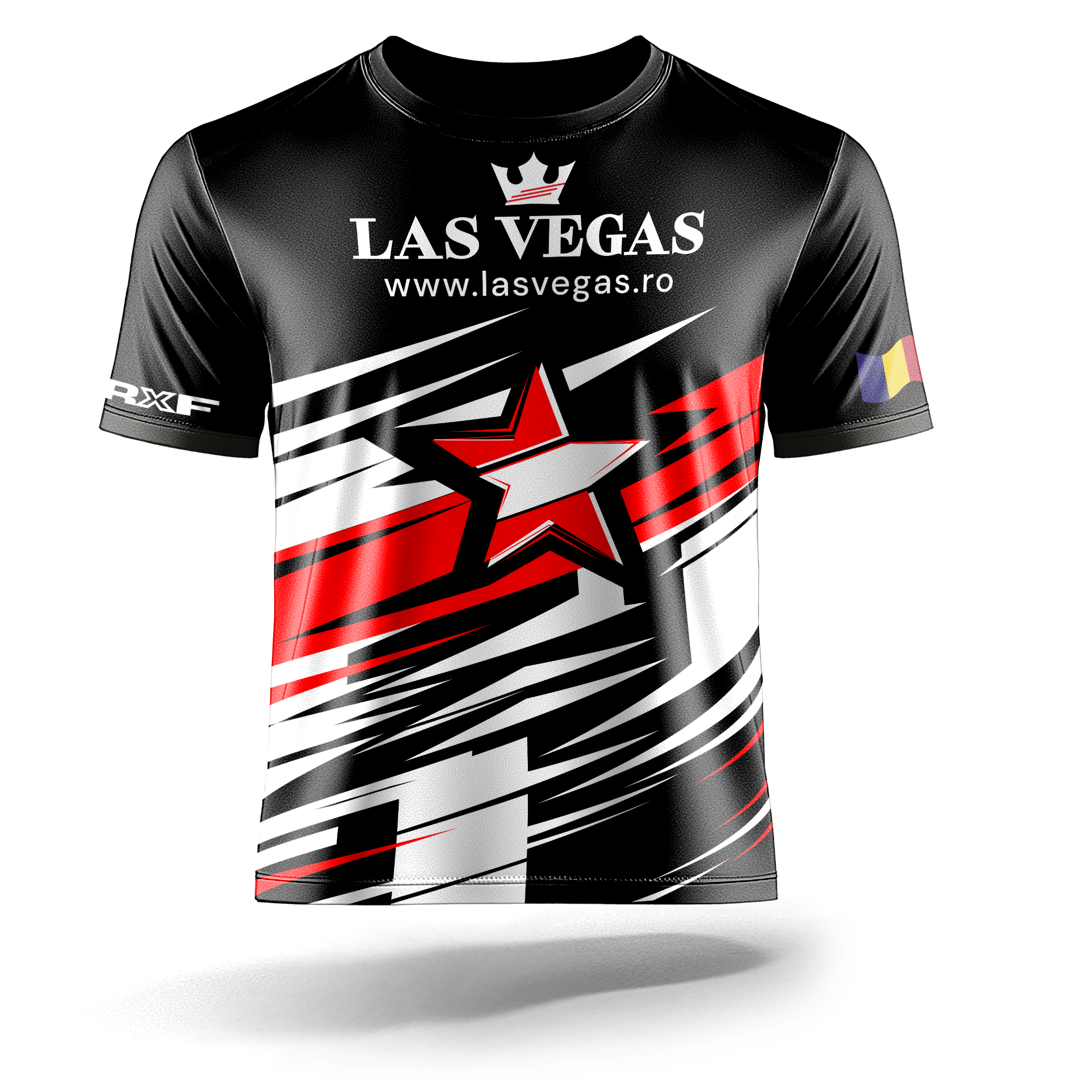 Tricou ALLSTARS 48 Negru/Rosu